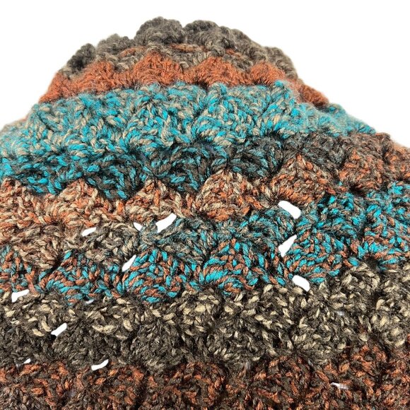 Handmade Crochet 100% Acrylic (soft) Neck Warmer Snood Shawl OS Boho Lagenlook - Picture 8 of 9